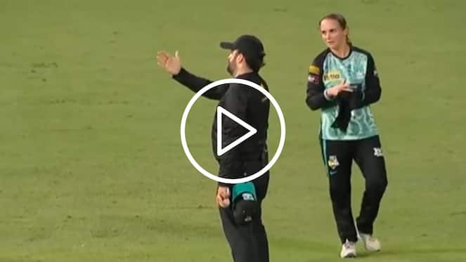 [Watch] Brisbane Heat Handed Penalty In WBBL 2023 After Amelia Kerr Catches Ball With Towel